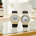 Casio Casio G-Shock GM-S5600BC-1DR (GM-S5600BC-1) электронные женские часы часы крупный план  циферблата