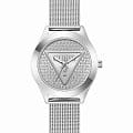 Guess Guess Trend Glitz GW0835L1  GW0835L1 кварцевые женские часы серебристый циферблат, браслет нержавеющая сталь — вид спереди
