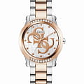 Guess Guess Trend GW0861L5  GW0861L5 кварцевые женские часы белый циферблат, браслет нержавеющая сталь с ip-покрытием — вид спереди