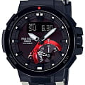 Casio Casio Pro Trek PRW-7000TN-8J PRW PRW-7000TN-8J кварцевые мужские часы черный циферблат, браслет пластик — вид спереди