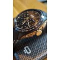 Rado Rado HyperChrome Automatic Chronograph R32168156, hyperchrome швейцария мужские часы на браслете кожаный боковой вид