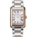 Maurice Lacroix Maurice Lacroix Fiaba Square FA1205-PVP02-110-A  FA1205-PVP02-110-A кварцевые женские часы белый циферблат, браслет нержавеющая сталь с pvd-покрытием — вид спереди