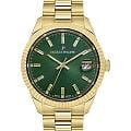 Jacques Philippe Jacques Philippe Solis JPQLS2423X4  JPQLS2423X4 кварцевые женские часы зеленый циферблат, браслет нержавеющая сталь с ip-покрытием — вид спереди
