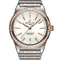Breitling Breitling Chronomat Automatic 36 U10380591A1U1  U10380591A1U1 механические женские часы белый циферблат, браслет нержавеющая сталь + золото 18к — вид спереди