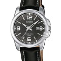 Casio Casio Collection LTP-1314L-8A  LTP-1314L-8A кварцевые женские часы  черный циферблат, браслет кожаный — вид спереди