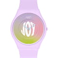 Swatch Swatch Skin Classic Bioceramic SS09V101  SS09V101 кварцевые женские часы  цветной циферблат, браслет силикон — вид спереди