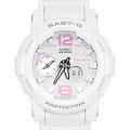 Casio Casio Baby-G BGA-180BE-7BDR  BGA-180BE-7BDR кварцевые женские часы белый циферблат, браслет пластик — вид спереди