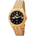 Orient Orient EM5A00QB (FEM5A00QB)  FEM5A00QB механические мужские часы черный циферблат, браслет  — вид спереди