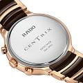 Rado Rado Centrix Chronograph R30212402, centrix швейцария мужские часы на браслете сталь + керамические вставки боковой вид