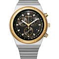 Citizen Citizen Eco-Drive AT2544-64E  AT2544-64E кварцевые мужские часы черный циферблат, браслет нержавеющая сталь — вид спереди