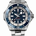 Breitling Breitling Superocean Automatic 46 A17378E71C1A1  A17378E71C1A1 механические мужские часы  синий циферблат, браслет нержавеющая сталь — вид спереди