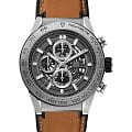 TAG Heuer TAG Heuer Carrera CAR2A8A.FT6072  CAR2A8A.FT6072 механические мужские часы  серебристый циферблат, браслет кожаный — вид спереди