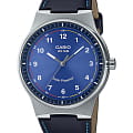 Casio Casio Collection MTP-RS105L-2BVDF (MTP-RS105L-2B)  MTP-RS105L-2B кварцевые мужские часы синий циферблат, браслет кожаный — вид спереди