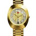 Rado Rado The Original Automatic R12413243 Automatic R12413243 механические мужские часы  золотой циферблат, браслет нержавеющая сталь с pvd-покрытием — вид спереди