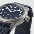 Hamilton Hamilton Khaki Field Quartz 38mm H69401940 кварцевые мужские часы часы крупный план синий циферблата