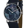 Jacques Lemans Jacques Lemans La Passion 1-2050F  1-2050F кварцевые женские часы синий циферблат, браслет кожаный — вид спереди