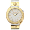  Versus Versace VSPHF0820  VSPHF0820 кварцевые женские часы белый циферблат, браслет сталь с ip покрытием — вид спереди