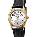 Casio Casio Collection LTP-1154PQ-7B2  LTP-1154PQ-7B2 кварцевые женские часы серебристый циферблат, браслет кожаный — вид спереди