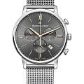 Maurice Lacroix Maurice Lacroix Eliros Chronograph EL1098-SS002-311-1  EL1098-SS002-311-1 кварцевые мужские часы серый циферблат, браслет нержавеющая сталь — вид спереди