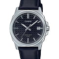 Casio Casio Collection MTP-E720L-1A  MTP-E720L-1A кварцевые мужские часы черный циферблат, браслет кожаный — вид спереди