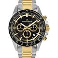 Jacques Lemans Jacques Lemans Liverpool Diver 1-2207D  1-2207D кварцевые мужские часы  черный циферблат, браслет нержавеющая сталь с pvd-покрытием — вид спереди