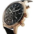 Orient Orient TV02002B (FTV02002B) classic automatic японские мужские часы на браслете кожа + текстиль боковой вид
