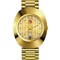 Rado Rado The Original Automatic R12413503 Automatic R12413503 механические мужские часы  золотой циферблат, браслет нержавеющая сталь с pvd-покрытием — вид спереди