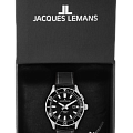 Jacques Lemans Jacques Lemans Hybromatic 1-2131A, hybromatic австрия мужские часы на браслете кожаный боковой вид