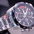 Casio Casio Edifice EFR-557CDB-1A, edifice япония мужские часы на браслете 18-каратное желтое золото боковой вид