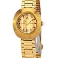 Rado Rado The Original R12416653 Automatic R12416653 механические женские часы  золотой циферблат, браслет нержавеющая сталь с pvd-покрытием — вид спереди