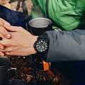 Casio PRW-61Y-3 мужские часы застежка крупным планом