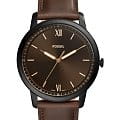 Fossil Fossil Bannon  FS5551  FS5551 кварцевые мужские часы коричневый циферблат, браслет кожаный — вид спереди