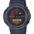 Casio Casio G-Shock AW-500MNT-1ADR (AW-500MNT-1A)  AW-500MNT-1A электронные мужские часы черный циферблат, браслет пластик — вид спереди