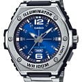 Casio Casio Collection MWA-100HD-2A  MWA-100HD-2A кварцевые мужские часы черный циферблат, браслет нержавеющая сталь — вид спереди