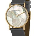 Jacques Lemans Jacques Lemans 1-2050D  1-2050D кварцевые женские часы  перламутровый циферблат, браслет кожаный — вид спереди