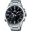 Casio Casio Edifice EQB-700D-1A EQB EQB-700D-1A автокварц (кинетик) мужские часы черный циферблат, браслет нержавеющая сталь — вид спереди