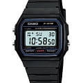Casio Casio Collection F-91W-1  F-91W-1 кварцевые мужские часы  циферблат, браслет пластик — вид спереди
