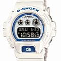Casio Casio G-Shock DW-6900HDS-7  DW-6900HDS-7 электронные мужские часы белый циферблат, браслет пластик — вид спереди