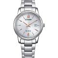 Citizen Citizen Eco-Drive EW2318-73A  EW2318-73A кварцевые женские часы серебристый циферблат, браслет нержавеющая сталь — вид спереди