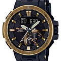 Casio Casio Pro Trek PRW-7000V-1D PRW PRW-7000V-1D кварцевые мужские часы черный циферблат, браслет полимер — вид спереди