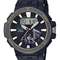 Casio Casio Pro Trek PRW-7000-1B PRW PRW-7000-1B кварцевые мужские часы черный циферблат, браслет полимер — вид спереди