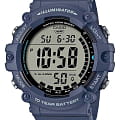 Casio Casio Collection AE-1500WH-2A  AE-1500WH-2A кварцевые мужские часы  фиолетовый циферблат, браслет пластик — вид спереди