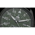 Orient Orient ER2A002F (FER2A002F) classic automatic японские мужские часы на браслете кожа + текстиль боковой вид