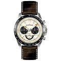 Jacques Lemans Jacques Lemans 1-1756B  1-1756B кварцевые мужские часы   циферблат, браслет кожа + текстиль — вид спереди