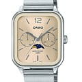 Casio Casio Collection MTP-M305D-9A   MTP-M305D-9A  кварцевые мужские часы бежевый циферблат, браслет нержавеющая сталь — вид спереди