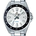 Casio Casio Edifice EFV-130D-7A EFV EFV-130D-7A кварцевые мужские часы серебристый циферблат, браслет нержавеющая сталь — вид спереди