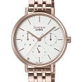 Casio Casio Sheen SHE-4541CG-7A  SHE-4541CG-7A кварцевые женские часы белый циферблат, браслет нержавеющая сталь — вид спереди