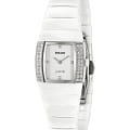 Rado Rado Sintra R13831702  R13831702 кварцевые женские часы белый циферблат, браслет керамика — вид спереди