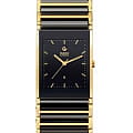 Rado Rado Integral R20847152  R20847152 кварцевые мужские часы черный циферблат, браслет нержавеющая сталь с pvd-покрытием — вид спереди