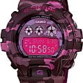 Casio Casio G-Shock GMD-S6900CF-4E  GMD-S6900CF-4E электронные женские часы  фиолетовый циферблат, браслет  — вид спереди